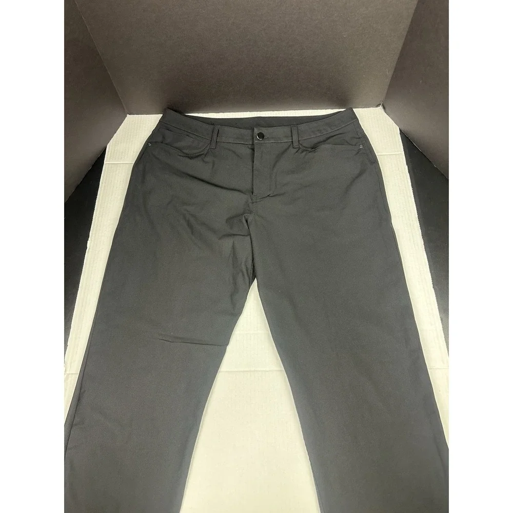 Lululemon Pants Mens 36 Black ABC 5 Pocket Commuter Warpstreme Stretch 36x30